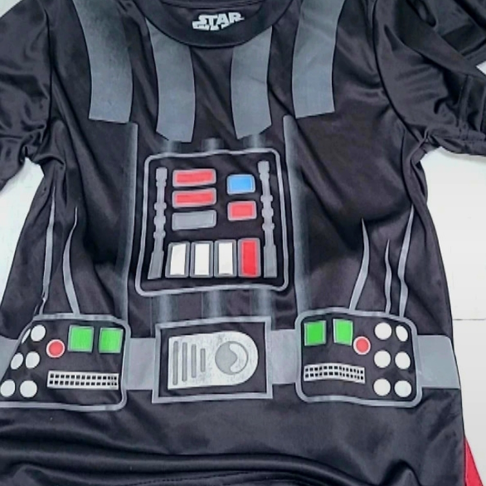 Star Wars Kids Black Graphic T-Shirt /Shorts Set Size 7